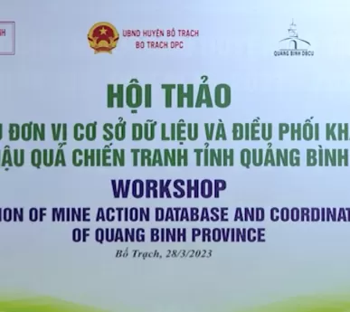 Workshop introduction DBCU - Bo Trach District
